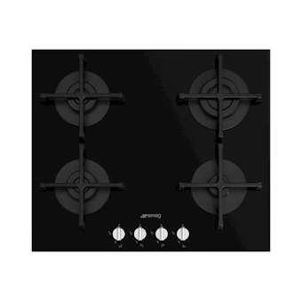 Table gaz - 60 cm - verre céramique - bord droit|Smeg france-SMFPV264N