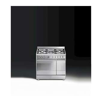 Centre de cuisson 'Esthétique Concerto' - 90 cm|Smeg france-SMFSCB92MX8
