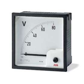 Voltmètre Vlm-1 avec Echelle 250V 96X96mm|ABB-ABBT254730