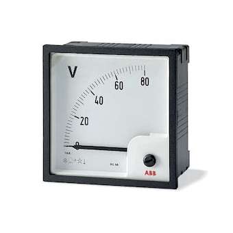 Voltmètre Vlm-1 avec Echelle 400V 96X96mm|ABB-ABBT254750
