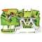 Borne de protection pour 2 conducteu avec levier et poussoir 2,5mm², vert-jaune|Wago contact-WAG2102-5207