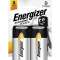 Pile alcaline Power D x 2 permet de conserver l'energie pendant 7 ans