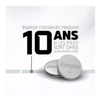 Pile miniature Lithium CR2032 x 12 fiable et longue duree|Energizer france-RSN441901