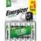 Piles Rechargeables Energizer Power Plus AA/LR6 2000 MAH pack de 5+1