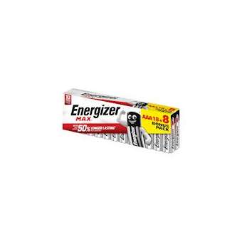 Pile Max AAA x 18+8 sans risque pour vos appareils avec la garantie 0 coulure|Energizer france-RSN435825
