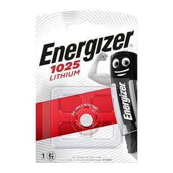 Pile miniature Lithium CR1025 x 1 fiable et longue duree|Energizer france-RSN411515