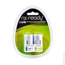 Blister(s) x 2 Accus Nimh blister x2 C NX READY 1.2V 4000mAh|Enix energies-NXGACH9024