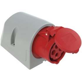 Prise saillie 16A 3P+T 380/415V IP44 EASY|Bizline-BIZ701116