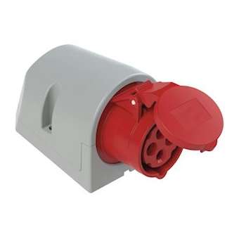 Prise saillie 16A 3P+T 380/415V IP44 EASY|Bizline-BIZ701116