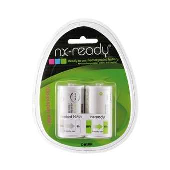 Blister(s) x 2 Accus Nimh blister x2 D NX READY 1.2V 8000mAh|Enix energies-NXGACH9027