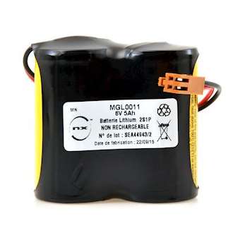 Pile(s) Batterie automate 2x C BR 2S1P ST1 6V 5Ah JAE|Enix energies-NXGMGL0011