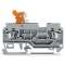 Borne sectionnable grise 2C / 2,5 mm² / CFMC / Sectionneur Orange