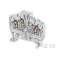 D2.5/5.I.3L Borne ressort Liaison Incliné Gris