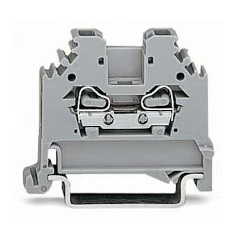 Borne de passage 2C / 2,5 mm² / CLML / Gris|Wago contact-WAG280-101