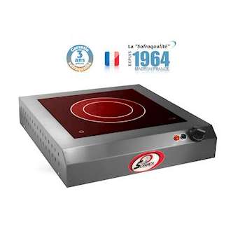 Réchaud vitro céramique (classique) (2100 w radiant)|Sofraca-SFC27102S