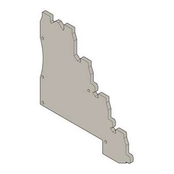 Fed5.C4.L-Kits Flasque-Gris-Pas 5mm|Entrelec-ENT1SNA290360R2300