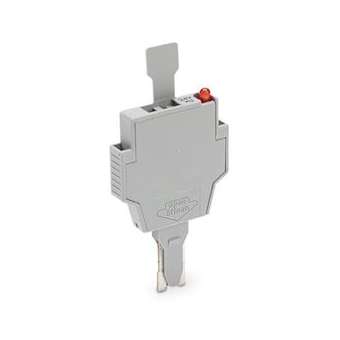 Fiche fusible 24 Vac/dc Led Bipolaire|Wago contact-WAG281-512-281-501