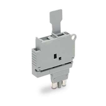 TOPJOB'S Fiche à fusible 5x20 / 6,1mm / Gris / Affichage défaut / 30-65V|Wago contact-WAG2004-911-1000-542