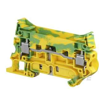 Bloc de jonction SNK Vissé 10² vert/jaune, profil aligné aux blocs de test SNK|Entrelec-ENT1SNK508151R0000