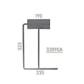 Accessoire support rampe (avec 3 fixations): stabilité maximum|Sofraca-SFC33090A