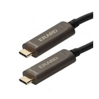 Cordon AOC - USB C M/M - 8K/60ips - prises métal - OR - 5m|Erard-EAD722662