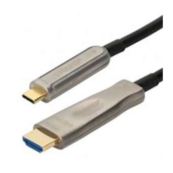 Cordon-convertisseur AOC - USB C M vers HDMI A M - 4K60ips - p métal - OR - 5m|Erard-EAD722652