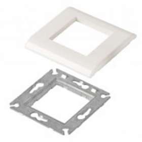 10 supports 2 modules - 1 support + 1 cadre - compatible LEGRAND - 80x80mm|Erard-EAD902860