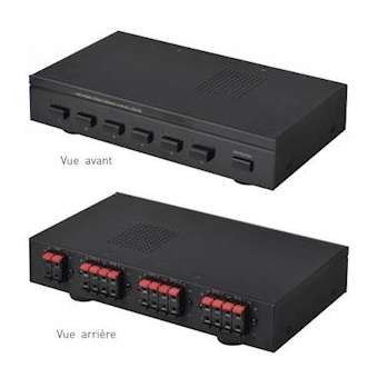 Commutateur de son amplifié - câbles HP - 1 vers 6 - plug & play|Erard-EAD721916