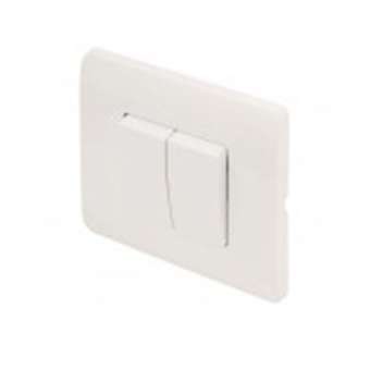 Interrupteur d'éclairage x2 - 250V/10A - bornier auto connexion - NF - 80x80 mm|Erard-EAD722132