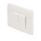 Interrupteur d'éclairage x2 - 250V/10A - bornier auto connexion - NF - 80x80 mm|Erard-EAD722132