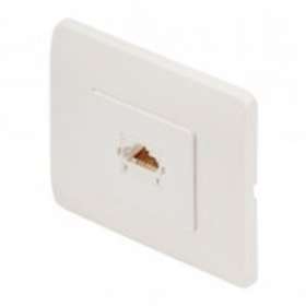 10 prises RJ45 F murale à monter - Cat. 5 - 80x80mm|Erard-EAD902148