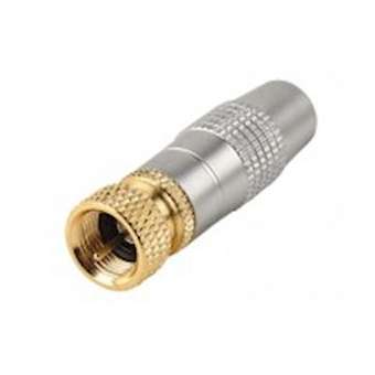 Prise SAT F M - reprise d'âme sur aiguille rigide (serrage à vis) - métal - OR|Erard-EAD725768