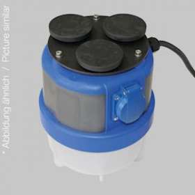 SPARTACUS, 24VAC, IP44, classe III, 5m de cable, PC + fiche CEE, avaec|Sonlux-OUX77-51150-0006.K