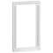 Rehausse pour coffret Drivia 18 modules 4 rangées - Blanc RAL9003