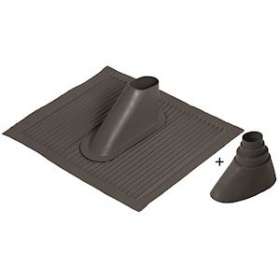 Tuile aluminium couleur noire + cône d'étancheité|Evicom-EVCFTU0741NOIR