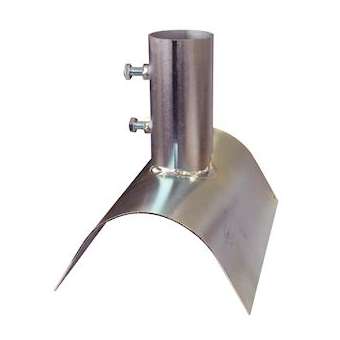 Tuile faîtière fixe pour mâts jusqu'à 50 mm|Evicom-EVCFTU0715