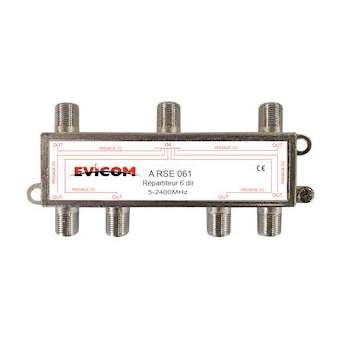 Répartiteur 5 - 2 400 MHz 6 sorties eco|Evicom-EVCARSE061