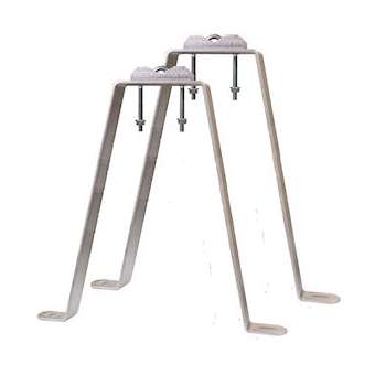 Fixation murale en M avec déport de 55 cm|Evicom-EVCFCA0055