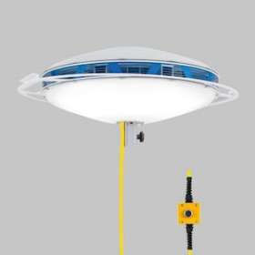 POWERDISK, dimmable, 230V, IP65, classe I, 10m de cable H07BQ-F, fiche|Sonlux-OUX80P01000-0006