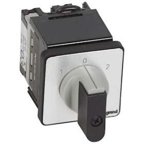 Commutateur - inverseur avec arrêt - manette - PR 12 - 1P - fixation D22|Legrand-LEG027545