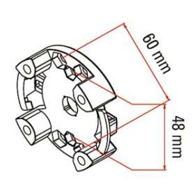 tm2 sup45 - clip support_1pc|Faac france-FAAA4506_0574S