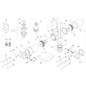 verin standard 100DEG operateur 750|Faac france-FAA108757