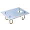 plaque de fondation a sceller 640 - 620 sr - 620 640 inox