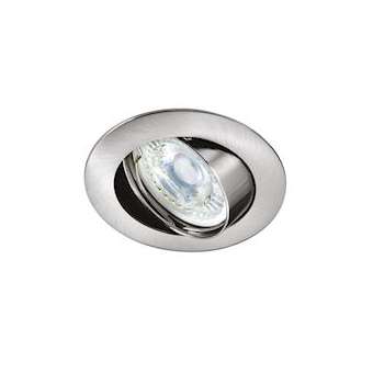 GALAXY - Encastré GU10, rond, basc., nickel, a/lpe LED 6W 4000K 500lm incl.|Aric-ARI51176