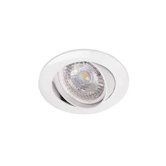 GALAXY - Encastré GU10, rond, basc., blanc, a/lpe LED 6W 3000K 470lm incl.|Aric-ARI51054