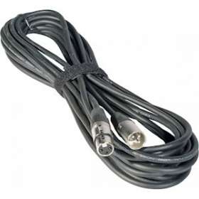 Câble XLR 10m, Câble de signal assemblé, XLRf 3 broches + XLRm 3 broches, 10 m|Sonoprof-ONF00008228