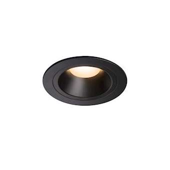 NUMINOS M, encastré de plafond, 40DEG, noir, LED, 17,55W, 3000K, IP20/IP44|SLV-DC51003868