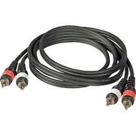 Câble RCA 5m, Câble de signal assemblé, 2x RCA + 2x RCA, 5m|Sonoprof-ONF00009491