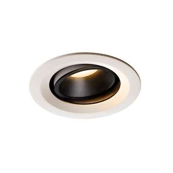 NUMINOS MOVE M, encastré plafond orientable, 40DEG, blanc/noir, LED 17,55W 3000K|SLV-DC51003592