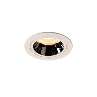 NUMINOS M, encastré plafond, 20DEG, blanc/chrome, LED, 17,55W, 3000K, IP20/IP44|SLV-DC51003879